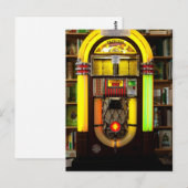 Antique Jukebox Postkarte (Vorne/Hinten)