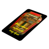 Antique Jukebox und Ihre Phrase Magnet (Linke Seite)