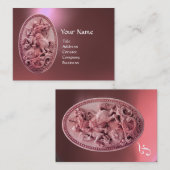 ANTIQUE KAMEO/SAINT GEORE MIT DRAGON MONOGRAM VISITENKARTE (Vorne/Hinten)