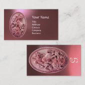 ANTIQUE KAMEO/SAINT GEORE MIT DRAGON MONOGRAM VISITENKARTE (Vorne/Hinten)