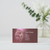 ANTIQUE KAMEO/SAINT GEORE MIT DRAGON MONOGRAM VISITENKARTE (Stehend Vorderseite)