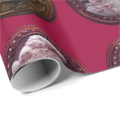 ANTIQUE KAMEOLADIEN, GRAPHEN UND EIGENTUM GESCHENKPAPIER (Rolleneckpunkt)