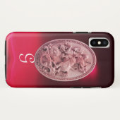 ANTIQUE KAMO/SAINT GEORE UND DRAGON MONOGRAM Case-Mate iPhone HÜLLE (Rückseite (Horizontal))