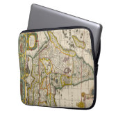 Antique Karte Afrikas von Hondius und Jansson Laptopschutzhülle (Vorderseite Links)