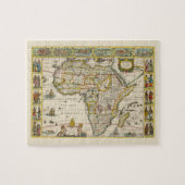 Antique Karte Afrikas von Hondius und Jansson Puzzle (Horizontal)