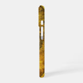 ANTIQUE KELTISCHE KRIEGSSCHIEDE RUBY GEM MONOGRAM iPhone 16 HÜLLE (Linke Seite)