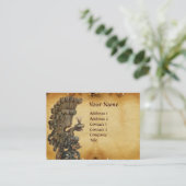 ANTIQUE KNIGHT HELMET MIT DEM PARKPLATZ FÜR EGLE W VISITENKARTE (Stehend Vorderseite)