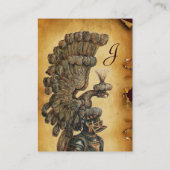 ANTIQUE KNIGHT HELMET MIT DEM PARKPLATZ FÜR EGLE W VISITENKARTE (Rückseite)