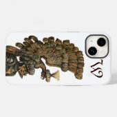 ANTIQUE KNIGHT HELMET MIT EAGLE Monogramm Case-Mate iPhone Hülle (Rückseite (Horizontal))