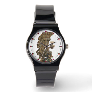 ANTIQUE KNIGHT HELMET MIT EGLE ARMBANDUHR