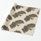 ANTIQUE KNIGHT HELMET MIT EGLE GESCHENKPAPIER (Ungerollt)