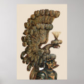 ANTIQUE KNIGHT HELMET MIT EGLE POSTER (Vorne)