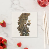 ANTIQUE KNIGHT HELMET MIT EGLE SERVIETTE (Beispiel)