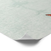 Antique Koi Goldfish Japanischer Holzblock Print Poster (Ecke)