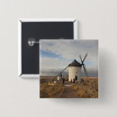 Antique La Mancha windmills, with visitors Button (Vorne & Hinten)