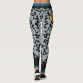 ANTIQUE LACE PATTER MIT SCHALTFLÄCHEN LEGGINGS (Rückseite)