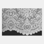 ANTIQUE LACE Wrapping Paper Flat Sheet Set 3 Geschenkpapier Set (Vorderseite 3)