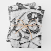 ANTIQUE LACE Wrapping Paper Flat Sheet Set 3 Geschenkpapier Set (Beispiel)