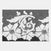 ANTIQUE LACE Wrapping Paper Flat Sheet Set 3 Geschenkpapier Set (Vorderseite)