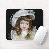 Antique Lady Doll Mousepad (Mit Mouse)