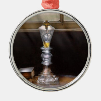 Antique - Lamp - Die Öllampe Silbernes Ornament