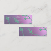 Antique Lavender Deluxe Mini Visitenkarte (Vorne/Hinten)