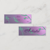 Antique Lavender Deluxe Mini Visitenkarte (Vorne/Hinten)