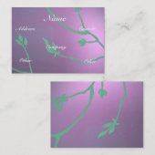 Antique Lavender Deluxe Visitenkarte (Vorne/Hinten)