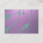 Antique Lavender Deluxe Visitenkarte (Rückseite)