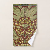 Antique Leaf Pattern Towel Badhandtuch Set (Handtuch)