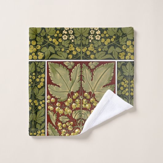 Antique Leaf Pattern Towel Badhandtuch Set (Waschlappen)