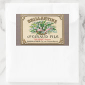 Antique Lily of the Valley French Parfüm Rechteckiger Aufkleber (Tasche)