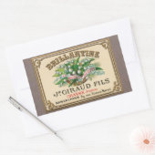 Antique Lily of the Valley French Parfüm Rechteckiger Aufkleber (Umschlag)