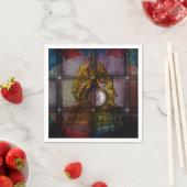 Antique Mantle Clock Paper Napkins Serviette (Beispiel)