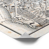 Antique Map of New York Poster (Ecke)