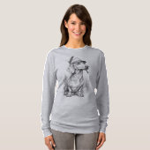 Antique Marble Dachshund T-Shirt (Vorne ganz)