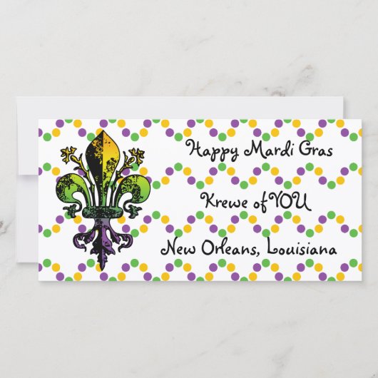 Antique Mardi Gras Fleur (Vorderseite)