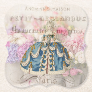 Antique Marie Antoinette Untersetzer