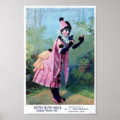 Antique Masquerade Girl Poster (Vorne)