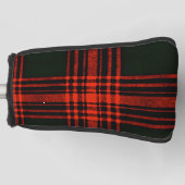 Antique Menzies Jagd Tartan Kariertes Muster Golf Headcover (Vorderseite)