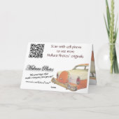 Antique Merc passt jeden Anlass an Karte (Rückseite)