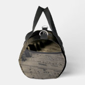 Antique Music Piano Keys  Duffle Bag (Rechts)