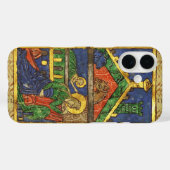 ANTIQUE NATIVITY CHRISTMAS PARCHMENT Case-Mate iPhone HÜLLE (Rückseite (Horizontal))