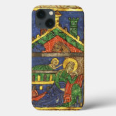 ANTIQUE NATIVITY CHRISTMAS PARCHMENT Case-Mate iPhone HÜLLE (Rückseite)