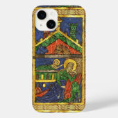 ANTIQUE NATIVITY CHRISTMAS PARCHMENT Case-Mate iPhone HÜLLE (Rückseite)
