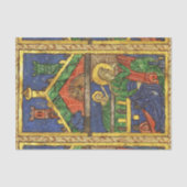 ANTIQUE NATIVITY CHRISTMAS PARCHMENT SEIDENPAPIER (Vorderseite)