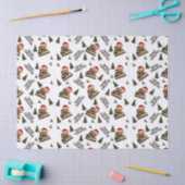 Antique Nut Christmas Wrapping Paper Seidenpapier (Basteln)