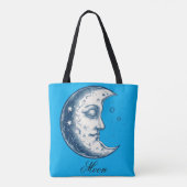 Antique of moon drawing  tasche (Rückseite)