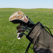 Antique Old Map Inspired (10) Golf Headcover (In SItu)