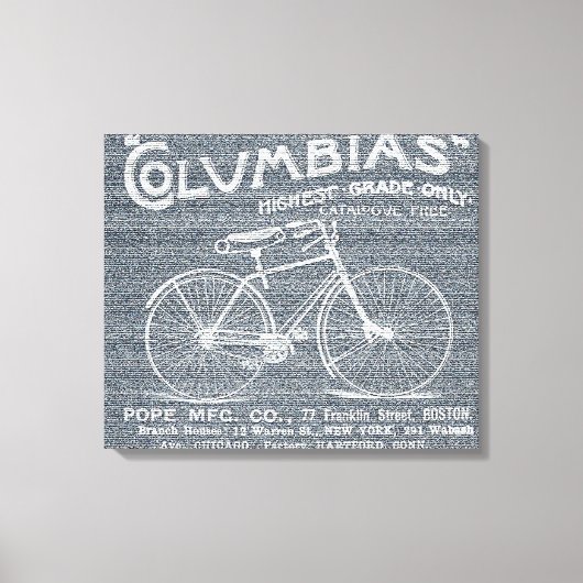Antique Old modited Bicycle Jeans Leinwand (Vorderseite)